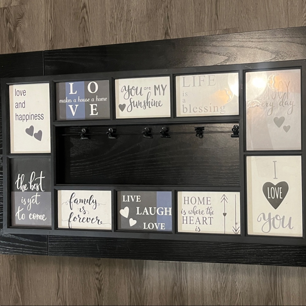 Black Multi-Photo Collage Frame